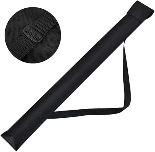 Pool Cue Bag Case, Billiard Snooker Cue case Bag with Adjustable Strap Hook and Loop Closure,Carry Bag Anti Dust Dirt and Scratch Lightweight Portable for 1/2 3/4 Snooker Billiard Stick Rod