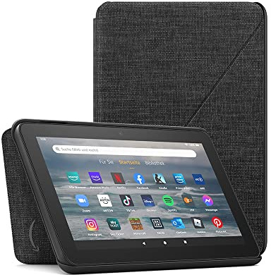 Stoffhülle von Amazon für das Fire 7-Tablet (nur kompatibel mit Tablets der 12. Generation, 2022), schwarz