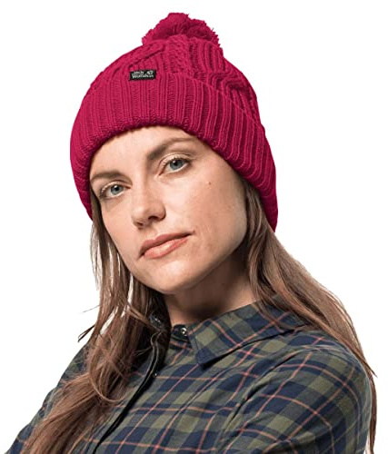 Jack Wolfskin Stormlock Beanie-Mütze Cranberry One Size