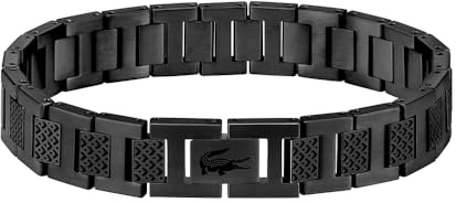 Lacoste Brazalete de eslabón para Hombre Colección METROPOLE Decorado con diseño petit piqué - 2040119