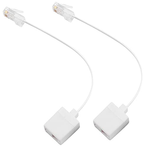 Osmond 2 - 8P4C/RJ45 macho RJ11 6P4C a M/F adaptador de teléfono Ethernet