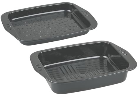 chg ECOpremium Aroma-Bräter mit Deckel Emaille 39 x 28 cm Backofen-Brattopf