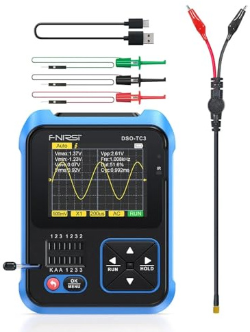 DSO-TC3 3-IN-1 Handheld Digital Oscilloscopes Signal Generator Transistor Tester Basic Version