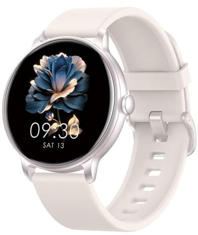 AcclaFit Smart Watch, 1.43’’ AMOLED Smart Watches for Men Women (Answer/Make Call), Fitness Tracker with Heart Rate/Sleep Monitor, IP68 Waterproof Activity Tracker, Pedometer for Android iOS