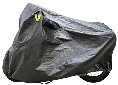 Susy Shop Telo Copribici Elettrica Impermeabile Universale, 200x70x110cm, con Fibbia a Scatto, Strisce Riflettenti e Foro Antifurto (100G Peva + Felpatura)