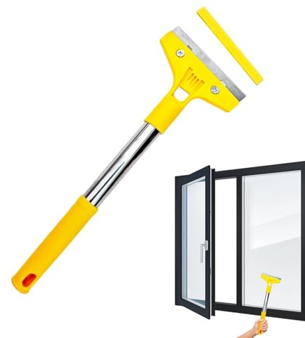 Quitacalcomanías | Pala Limpiadora de Uso Pesado - Pala Quitacalcomanías para Azulejos y Vidrio - para Pegamento, Pintura, Hogar, Baño, Ducha, Ventana, Suelo, Azulejo