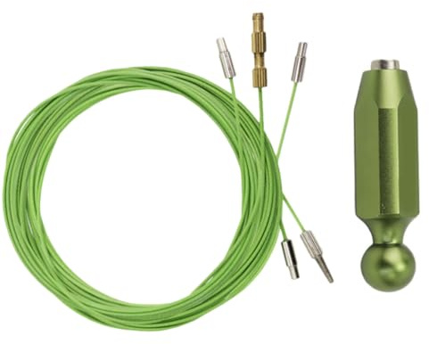 Kit per Instradamento Cavi Interni Bici Magnete in Acciaio, Strumento per Telaio Bicicletta, Resistente e Preciso, per Bici da Corsa e Mountain Bike