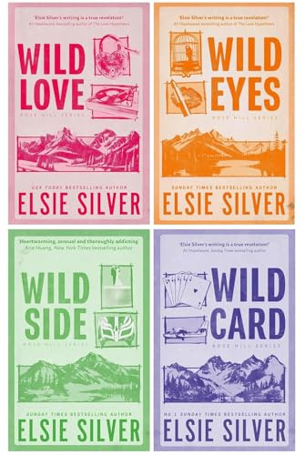 Rose Hill Series By Elsie Silver 4 Books Collection Set (Wild Love, Wild Eyes, Wild Side & Wild Card)