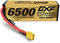 DXF 1 Packungen leistungsstarker lipo 4s akku – 6500mah, 15.2v, 140c entladung – 4s lipo perfekt für 1/10 & 1/8 rc-Autos Tamiya & mehr - 4s lipo akku mit xt90 anschluss