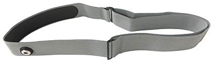 TAOPE Elastic Sport Heart Rate Monitor Adjustable Chest Mount Belt Strap Bands Fitness Equipment for Garmin Wahoo - Gray