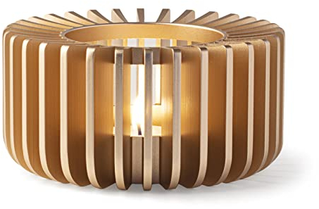 Teapot Warmer, Anodized Aluminum Tea Warmer, Tea Light Candle Holder, Teapot Heating Warmer Base for Coffee Tea Milk Food, Gift for Home and Office, Without Candles and Teapot