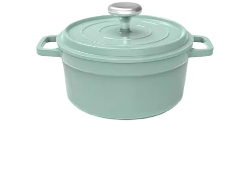 Cocottes Marmite en céramique émaillée 20cm/24cm, Casserole à soupe domestique, cuisinière à gaz à Induction, marmite antiadhésive en fonte émaillée Plats à four (Style : 20CM)