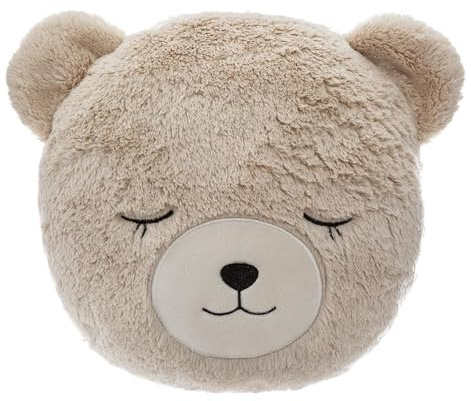 Well Home - Cojín Redondo de Piel de Oso