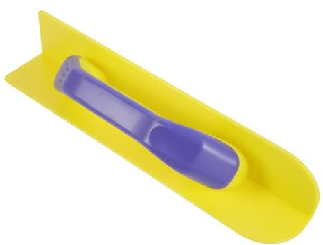 Tofficu Llana De Albañilería Resistente De Plástico Para Acabado De Hormigón, Herramienta Para Bricolaje y Profesional, Espátula Para Esquinas Interiores, Ligera y Portátil, 1 Unidad
