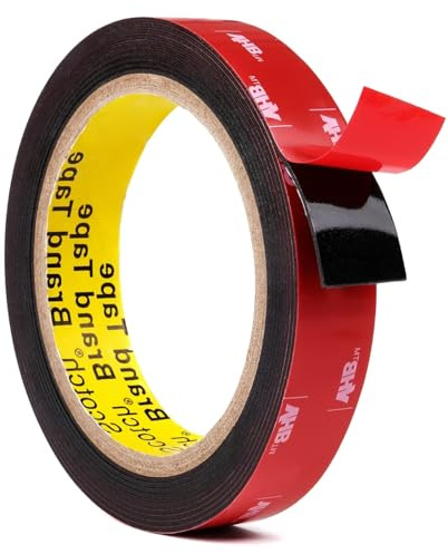 WZYZW Nastro Biadesivo Montaggio, Adesivo Spessore Spugnoso Forte e Impermeabile, 3 Metri Lunghezza x 20 mm Larghezza, Per Interno ed Esterno