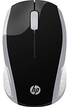 HP - Maus (Beidhändig, Optisch, RF Wireless, 1000 DPI, 78 g, Schwarz, Silber)