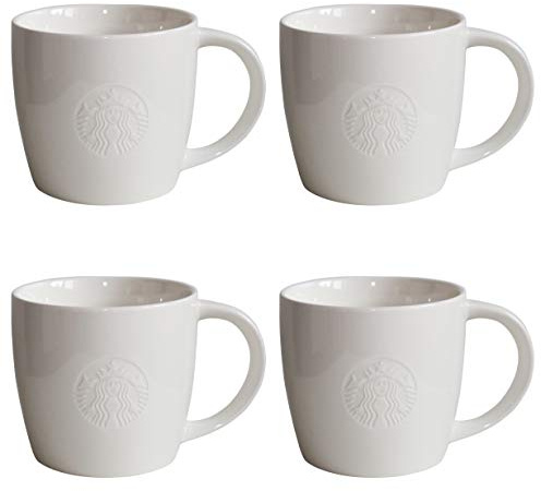STARBUCKS Mug Grande Venti Fore Here Serie weiss Collectors Set Varianten (4 Venti+Grande/20oz/591ml+16oz/473ml)