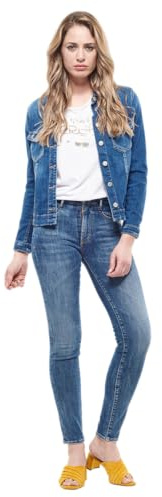 Le Temps des Cerises Veste en jeans bleu Lilly