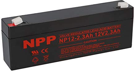NPP Batteria al piombo 12 V 2,3 Ah AGM gel batteria al piombo 2,1 Ah 2,2 Ah impianto di allarme