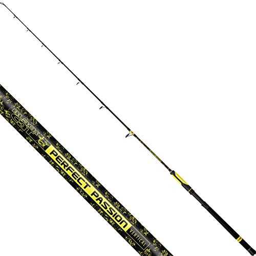 Black Cat Premium Welsrute Perfect Passion Vertical Angelrute Spinnrute Vertikalangeln vom Boot 1,8m Wurfgewicht 230g