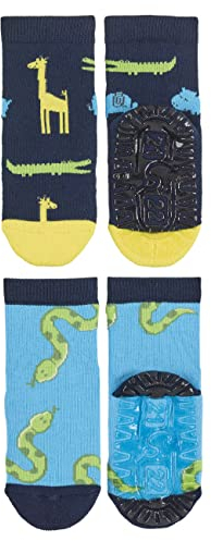 Sterntaler Baby-Jungen FlitzerAIR Doppelpack Dschungeltiere Fliesen Flitzer, Marine, 18