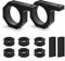 Nilight 2PCS Roll Bar Clamps Mounting Brackets LED Light Mount Clamps Tube Light Mounts Fit on 2.135 2.25 2.375 2.5” Bull Bars Roof Racks Roll Cages for ATV UTV Truck
