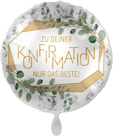 18/Ø43cm Folienballon Zu deiner Konfirmation