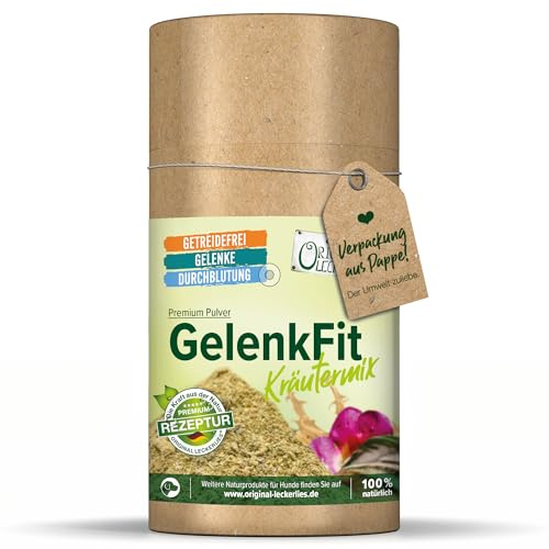 Original-Leckerlies GelenkFit – Pulver, natürliche Unterstützung der Gelenke, des Bewegungsapparates und der Muskulatur, 100% Natur, für mehr Bewegungsfreude (250 g)