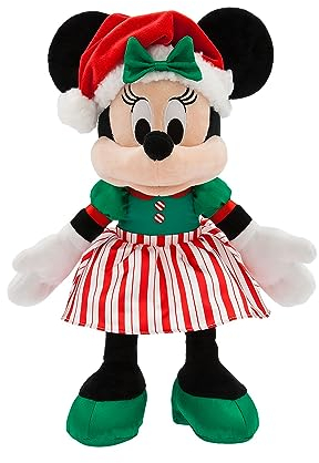 Disney Store Minnie Maus - Weihnachtliches Kuscheltier 2023, 38, grün