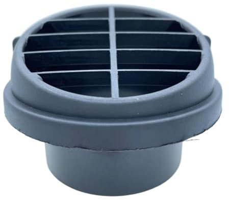 HABITZ 42/60/75/90 mm Heizung Standheizung Rundkopf-Entlüftungsöffnung Autoheizung Luftauslass Richtungsdrehbar Kompatibel for Webasto LKW-Autoteilen (Color : 75mm-YTFK)