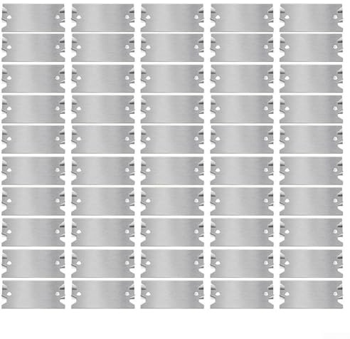 50Pack Nail Plate for Wood Studs, Cable Wire or Plate, 1.5 x 2.5 Inch, Steel Safety Plates to Plumbing and Wiring, Essential Anti-Nail for ION