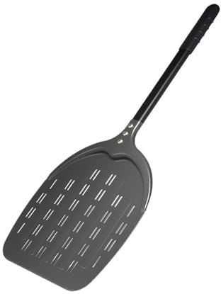 Pala per Pizza da 12 Pollici Pala per Pizza Forata per pizze Pala per Pizza a Forma di Mela con Manico Corto in Lega di Alluminio Pala per Pizza Pala per Pizza (12 Pollici 70 cm) (12 Pollici 70 cm)