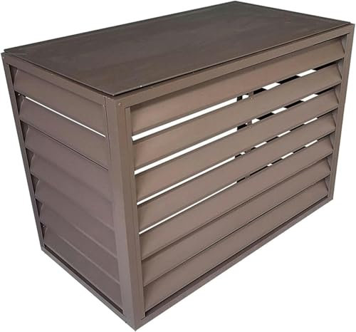 Genérico Cubierta de Condensador Mini Split, Cubierta de Aire Acondicionado Mini Split para Unidades Exteriores, Cerca para Ocultar el Aire Acondicionado, Cubierta de Aire Acondicionado Mini Split pa