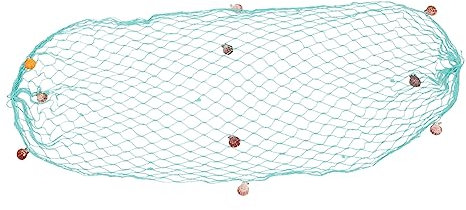 GLEAVI Fischernetz Aus Baumwollseil Nautische Wanddekoration Fischernetz Für Zuhause Mediterranes Kunsthandwerk Raumwanddekoration