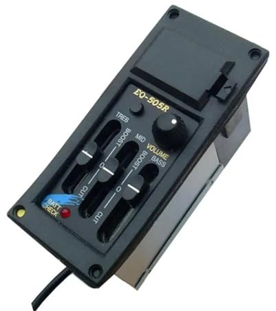 Akustik Tonabnehmer Anfänger 3-Band-Preamp Piezo EQ 505 für Akustikgitarre