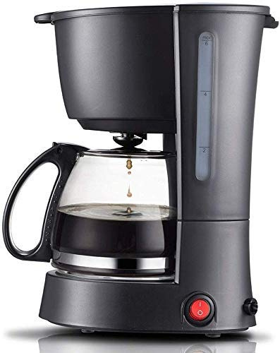 Machine à Café Machine à Café, Machine à Café Compacte, Cafetière de 600 Ml avec Fonction Anti-Goutte, 550W, Réutilisable, Filtre Lavable; Noir, Compatible avec la Cuisinière à Expresso Intéressant,