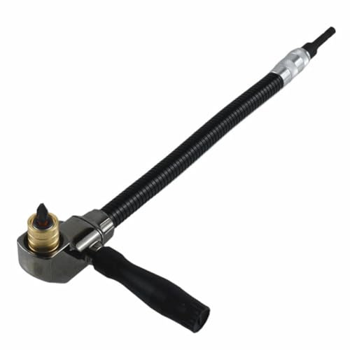 Rersduyt Right Angle Flex Shaft Drill Extension Attachment 90Degree Adjustable Flexible Bits Screwdriver Adapter Woodworking Tool