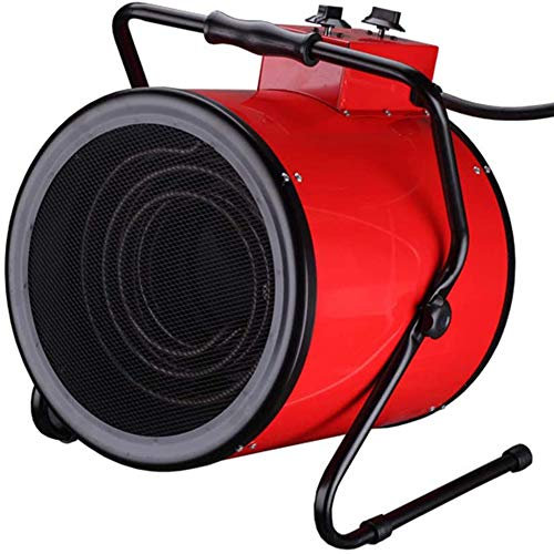 POOPFIY Portable en Plein air Chauffe Camping 3KW / 5kW / 9KW Rapide Chauffage électrique Chauffe-terrasse, Multi-réglage de la Vitesse, pour Jardinet extérieur,9KW