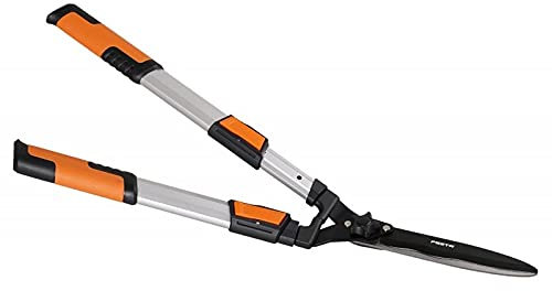 LEVIOR - Tagliasiepi professionale telescopico, ondulato, 23 cm