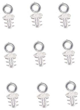 Super Idee 100 Stück Aufhänger für Styroporkugeln Weihnachtskugeln und Eier aus Plastik oder Styropor Plüschbälle Eieraufhänger Kugelaufhänger Ostereier Anhänger (3 mm Durchmesser)