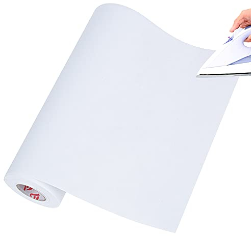 Simthread Abschneiden Stickvlies zum Aufbügeln Cutaway Stickunterlage für Maschinenstickerei, 12 x 10 Yard Rolle - Mittleres Gewicht 50gm (1.8oz)