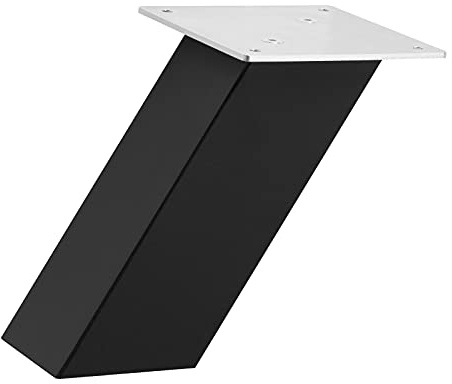 SOTECH Barkonsole schräg 170 x 80 x 70 mm in schwarz | 30 Kg Tragkraft Thekenfuß Konsole