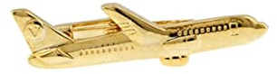 Whoiy Krawattenklammer Gold, Krawattenklammern Vergoldet Ebene für Männer Kostenlose Gravur mit Geschenkbox