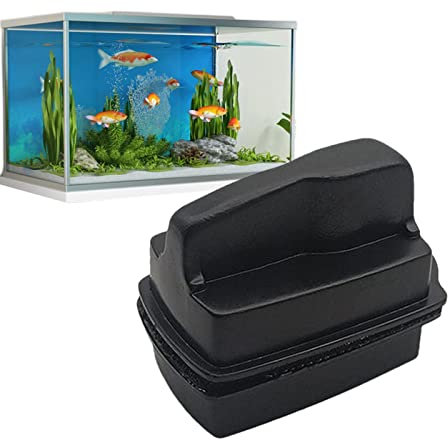 IBUGER Detergente Magnetico per acquari, Aspirapolvere per Ghiaia a Doppia Faccia per Acquario, detergente per vetri per acquari, Raschietto Magnetico per alghe, detergente per vetri Magnetico