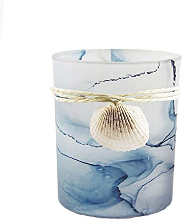 HEXEH Kerzenhalterhalter Kreative Shell Glas Kerze Halter Becher romantische Kerze licht Dinner kerzenhalter Restaurant Dekoration Verzierungen Kandelaber (Color : A)