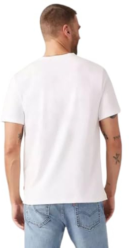 Levi's Maglietta da Uomo SS HM Henley, Bianco., M