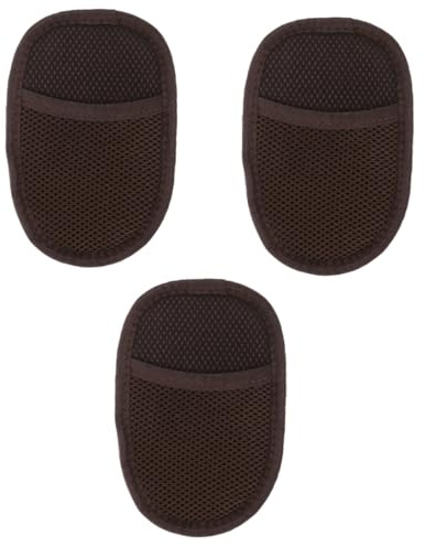 LIFKOME 3piezas De Limpieza De Cuero Paño De Viaje Para Zapatos Cuidado y Pulido De Calzado Pequeño y Negro Para Mantener El Brillo Protección De Artículos De Cuero