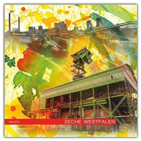 RAY - RAYcities - Ahlen - Zeche Westfalen 2 - Leinwand Bild als Galerie-Giclée-Druck auf Platte - orig. handsigniert vom Künstler RAY