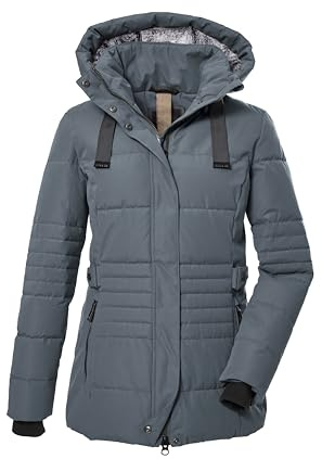 G.I.G.A. DX Donna Giacca trapuntata con cappuccio senza zip/giaccone funzionale in piuma d'oca GW 25 WMN QLTD JCKT, sturm, 40, 39930-000