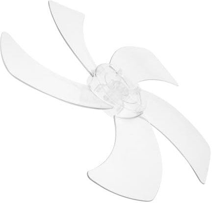 UKCOCO Pale Del Ventilatore a Piedistallo 16 Pollici in Plastica As Trasparente Per Ventilatore Da Tavolo e Da Pavimento, Accessori Di Ricambio Facili Da Installare e Resistenti Per Uso Domestico